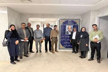 بازدید حوزه مدیریت مالی دانشگاه از پروژه های توسعه ای بیمارستان علی ابن ابیطالب (ع)