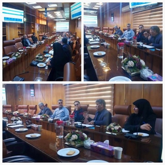 جلسه بررسی کسورات پرداختی به صندوق ها 